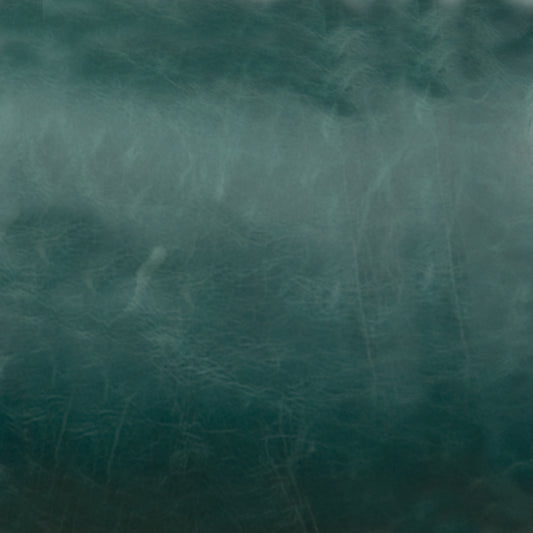 Peacock - Wooded River Leather by the Square Foot