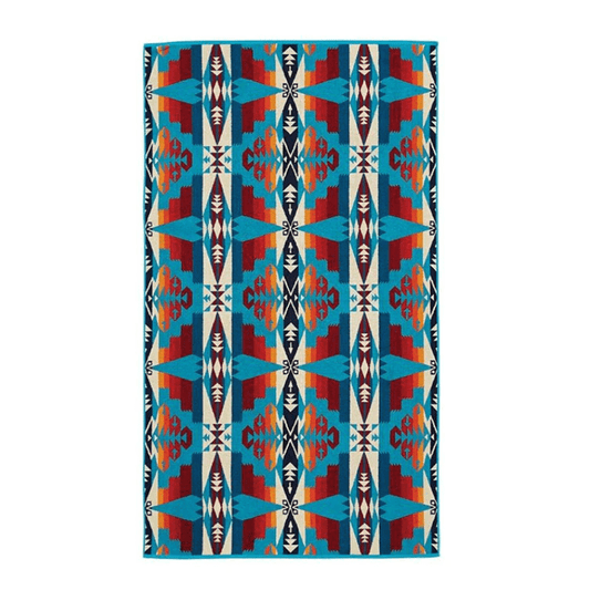 Tuscon Turquoise Oversized Spa Towel - Retreat Home Furniture