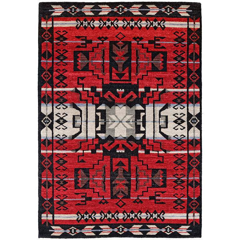 Pendleton Reserve Storm Cardinal - Red Rug – cabin lodge area rug