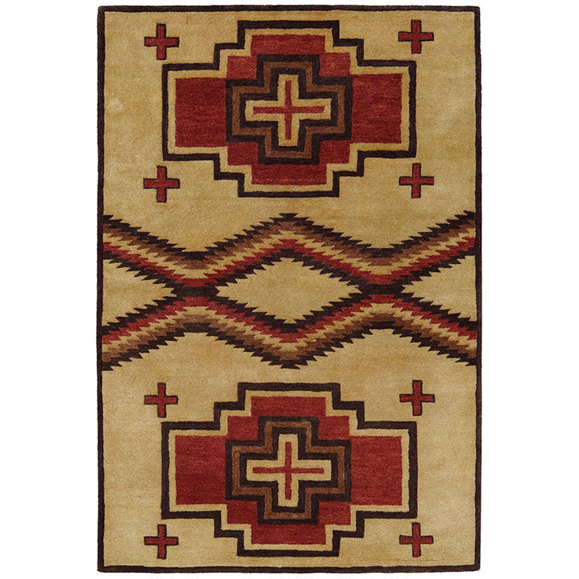 Pendleton Classic San Miguel - Beige Rug – cabin lodge area rug