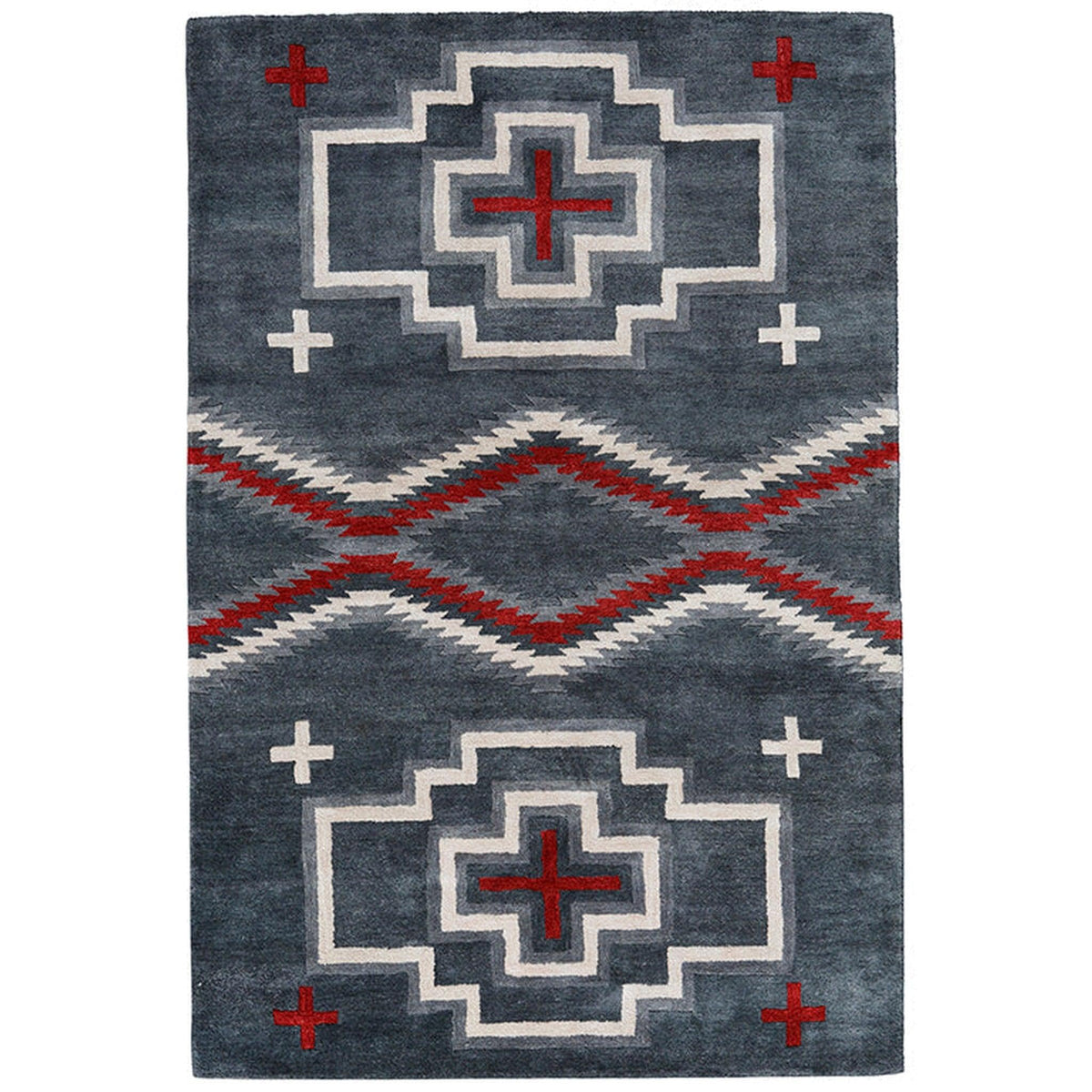 Pendleton Rug 6b Pendleton Classic San Miguel - Soft Grey Area Rug – Cabin Rugs
