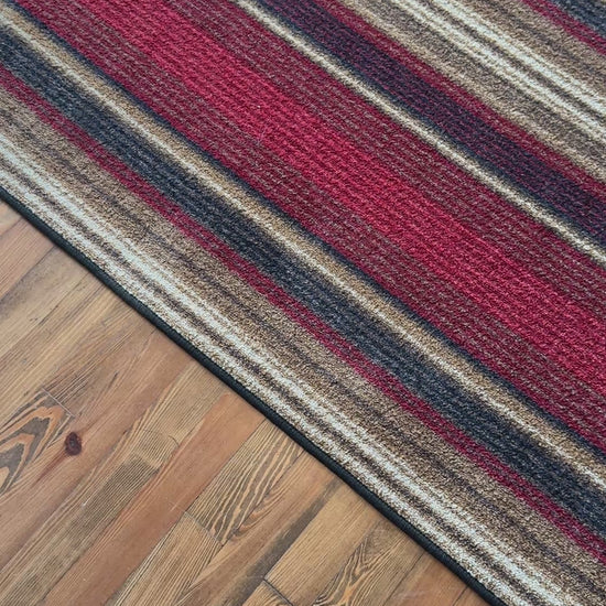 Santa Fe Stripe Rug – Multi – lifestyle
