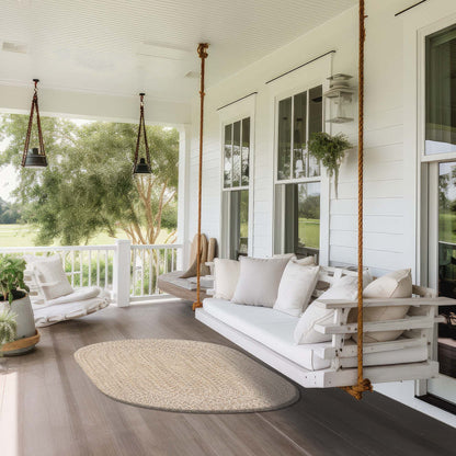 Stockton Light Brown Rug – detail view