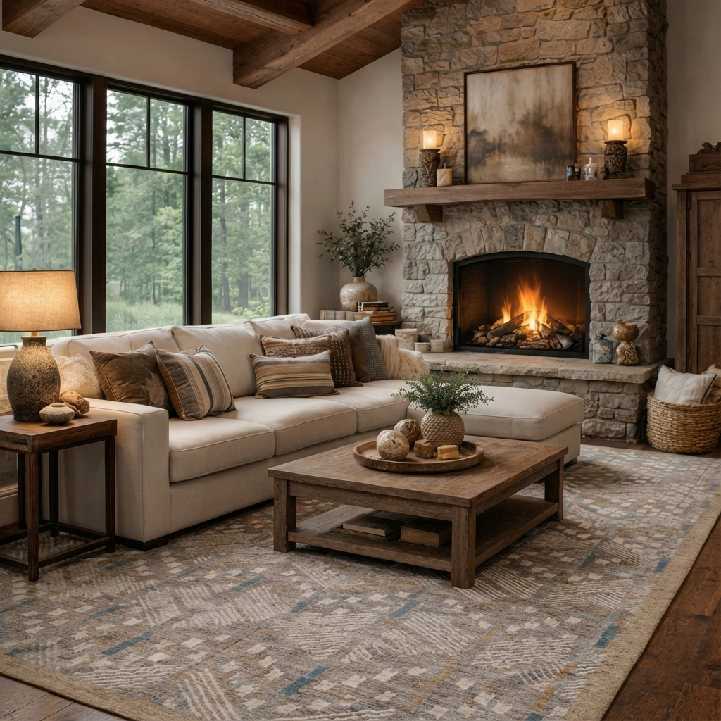 Santa Fe Los Alamos Rug In Room
