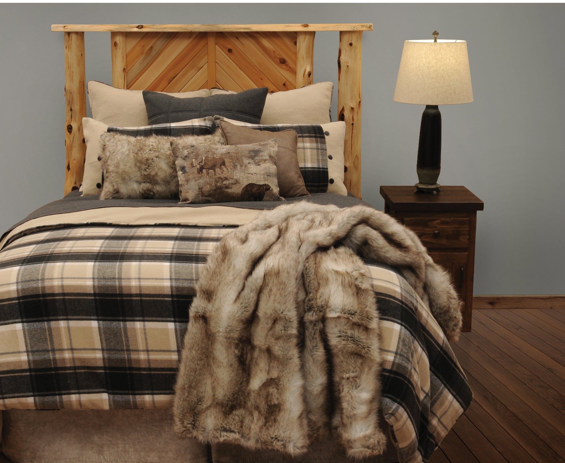 Trapper Pillow Sham by Wooded River