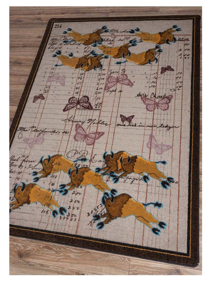 Bison Plains Rug – Natural – full view