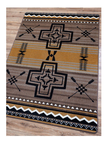 Southwest Abrazos Rug – Old Gold – alternate view