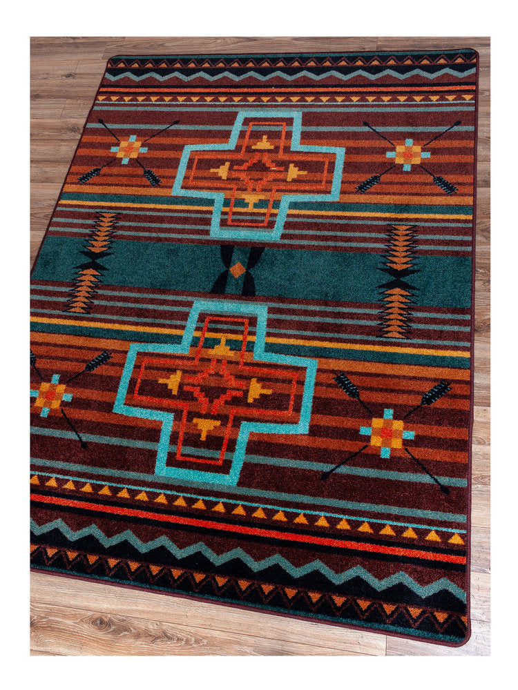 Southwest Abrazos Rug – Sunset – alternate view