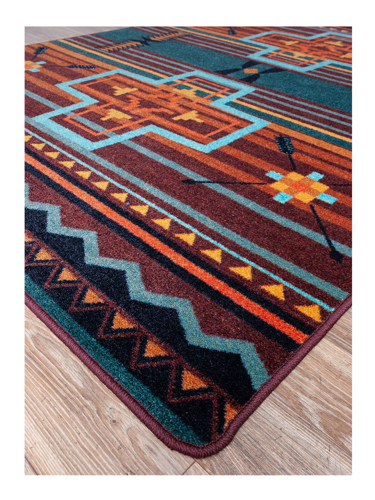 Southwest Abrazos Rug – Sunset – alternate view
