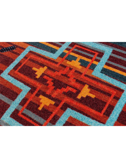 Southwest Abrazos Rug – Sunset – alternate view