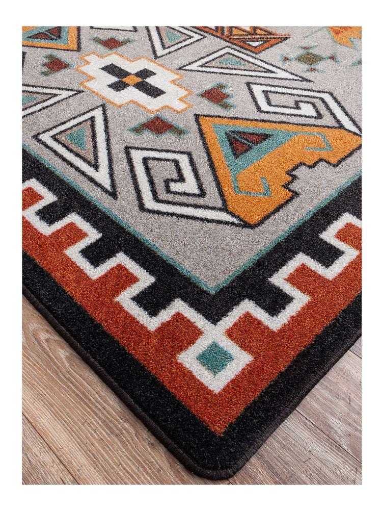 Desert Rams OKA Rug – Rust – alternate view