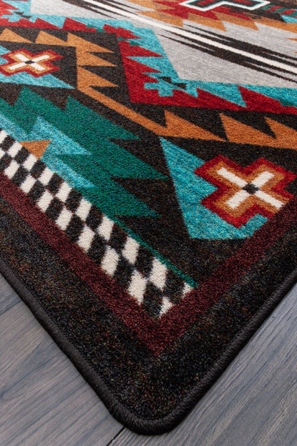 Rustic Crucifix Rug – Electric – alternate view