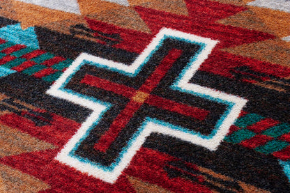 Rustic Crucifix Rug – Electric – alternate view