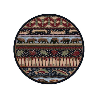 American Wildlife Rug – Multi – alternate view