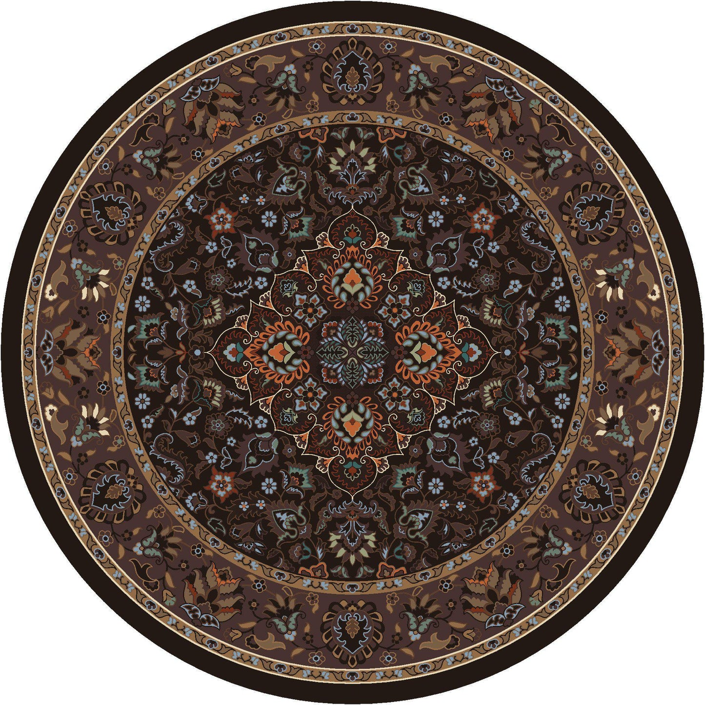 Babylonia - Electric Desert-CabinRugs Southwestern Rugs Wildlife Rugs Lodge Rugs Aztec RugsSouthwest Rugs