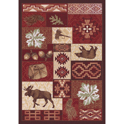 Bear Creek Side Rug – cabin lodge area rug