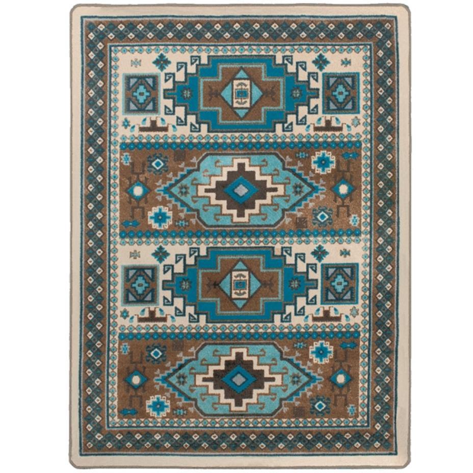 Café Indigo Rug – Turquoise – alternate view