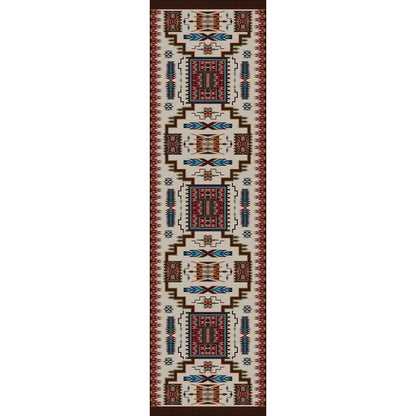 Chasing The Storm Rug – Rust – alternate view