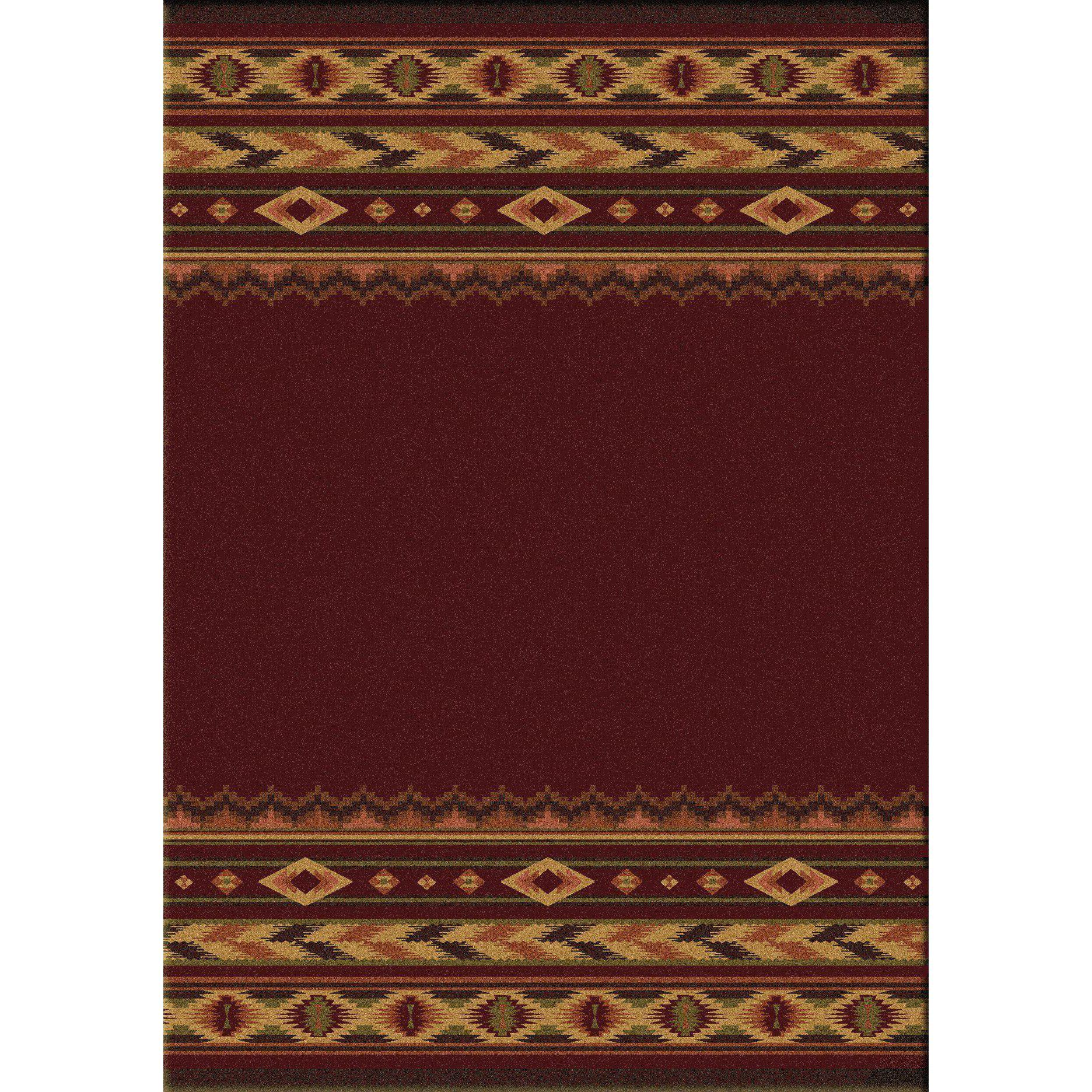 Cimarron Land Rug – Red – lifestyle