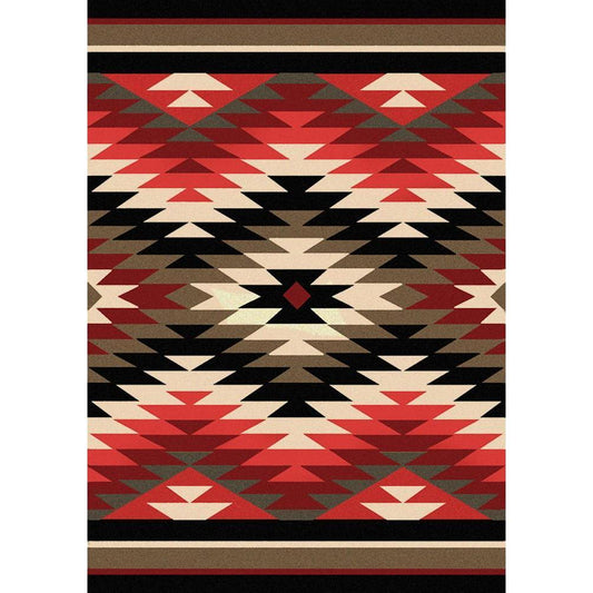 Cosmic Burst - Original-CabinRugs Southwestern Rugs Wildlife Rugs Lodge Rugs Aztec RugsSouthwest Rugs