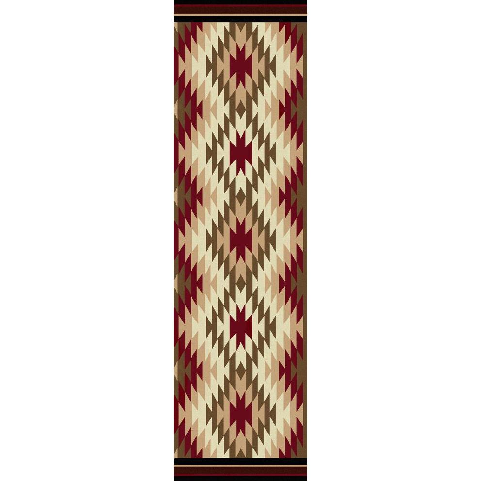 Cosmic Burst Rug – Red – alternate view