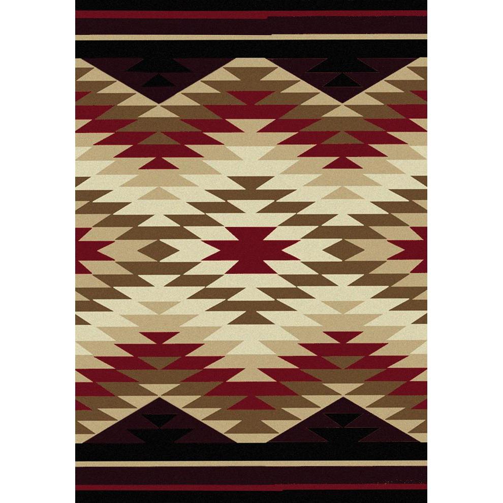 Cosmic Burst Rug – Red – lifestyle