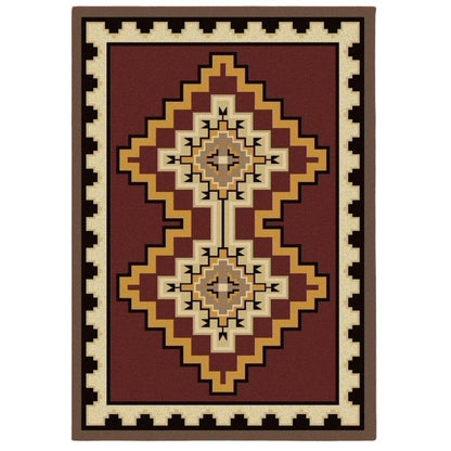 Council Of The Chiefs Rug – Red – alternate view