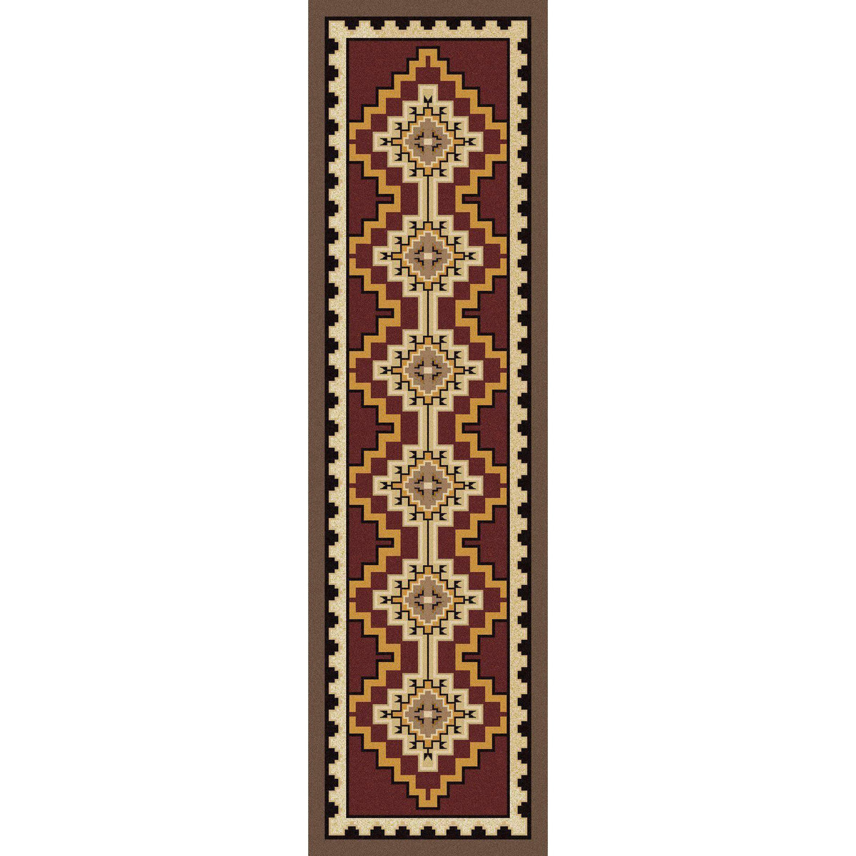 Council Of The Chiefs Rug – Red – lifestyle