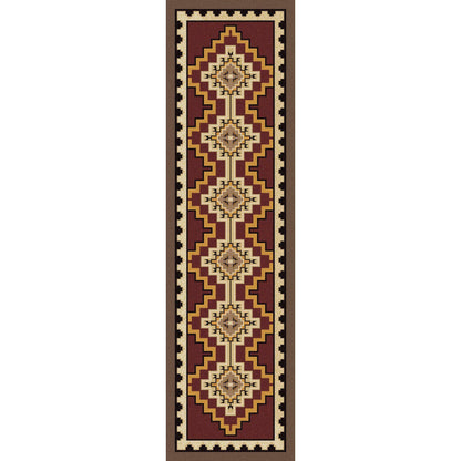 Council Of The Chiefs Rug – Red – lifestyle