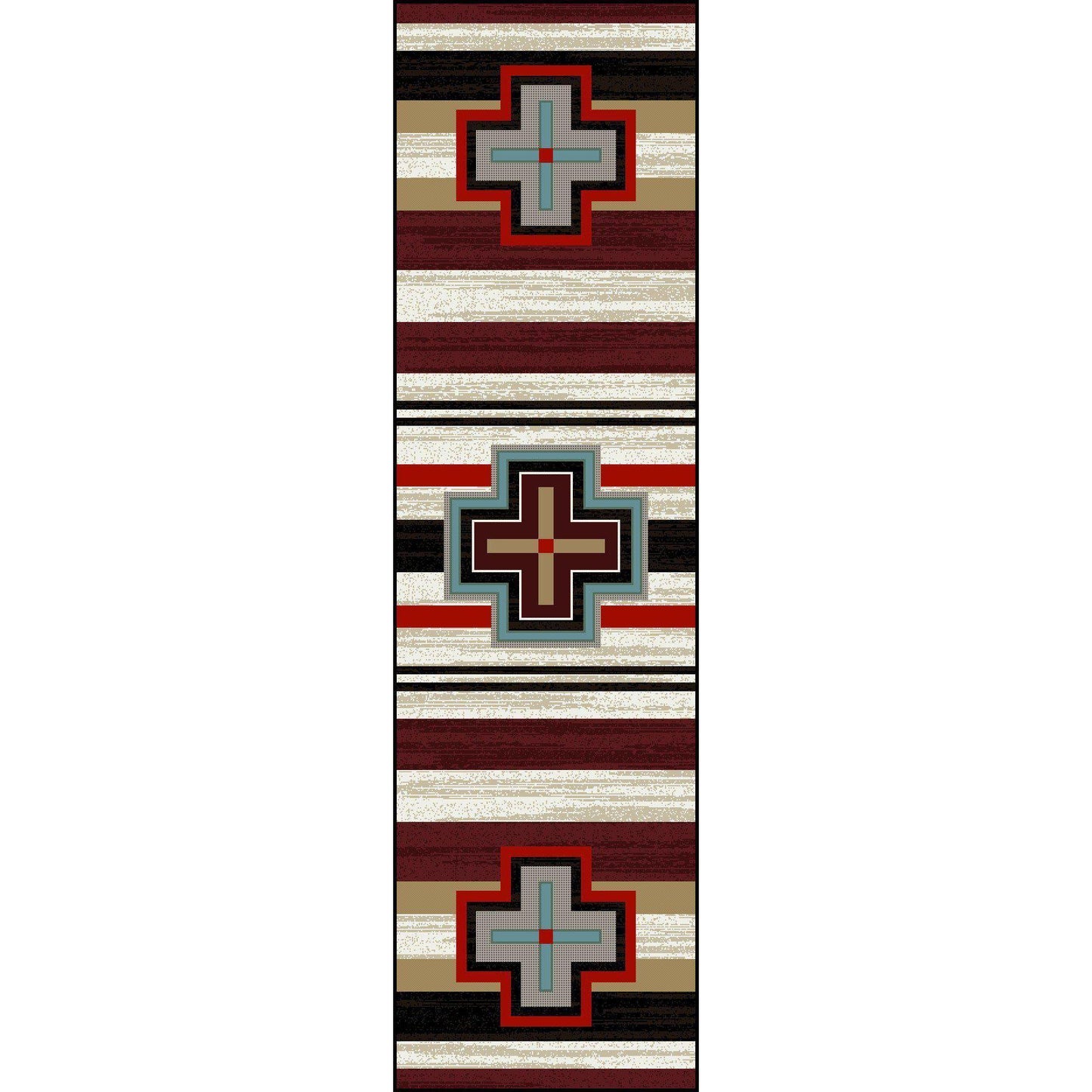 Crucifix Roads Rug – Fuego – alternate view