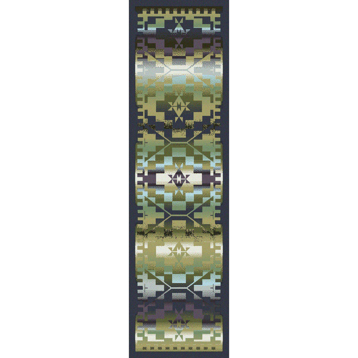 Desert Morning Rug – Blue Shades – alternate view