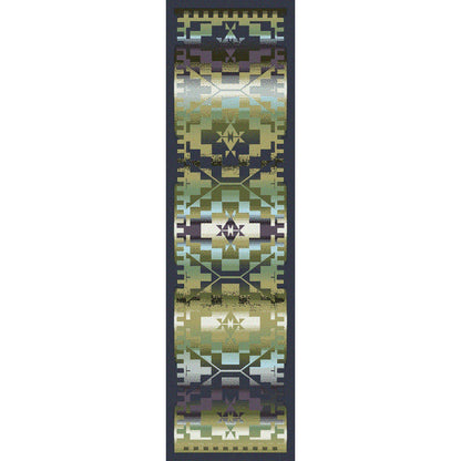 Desert Morning Rug – Blue Shades – alternate view