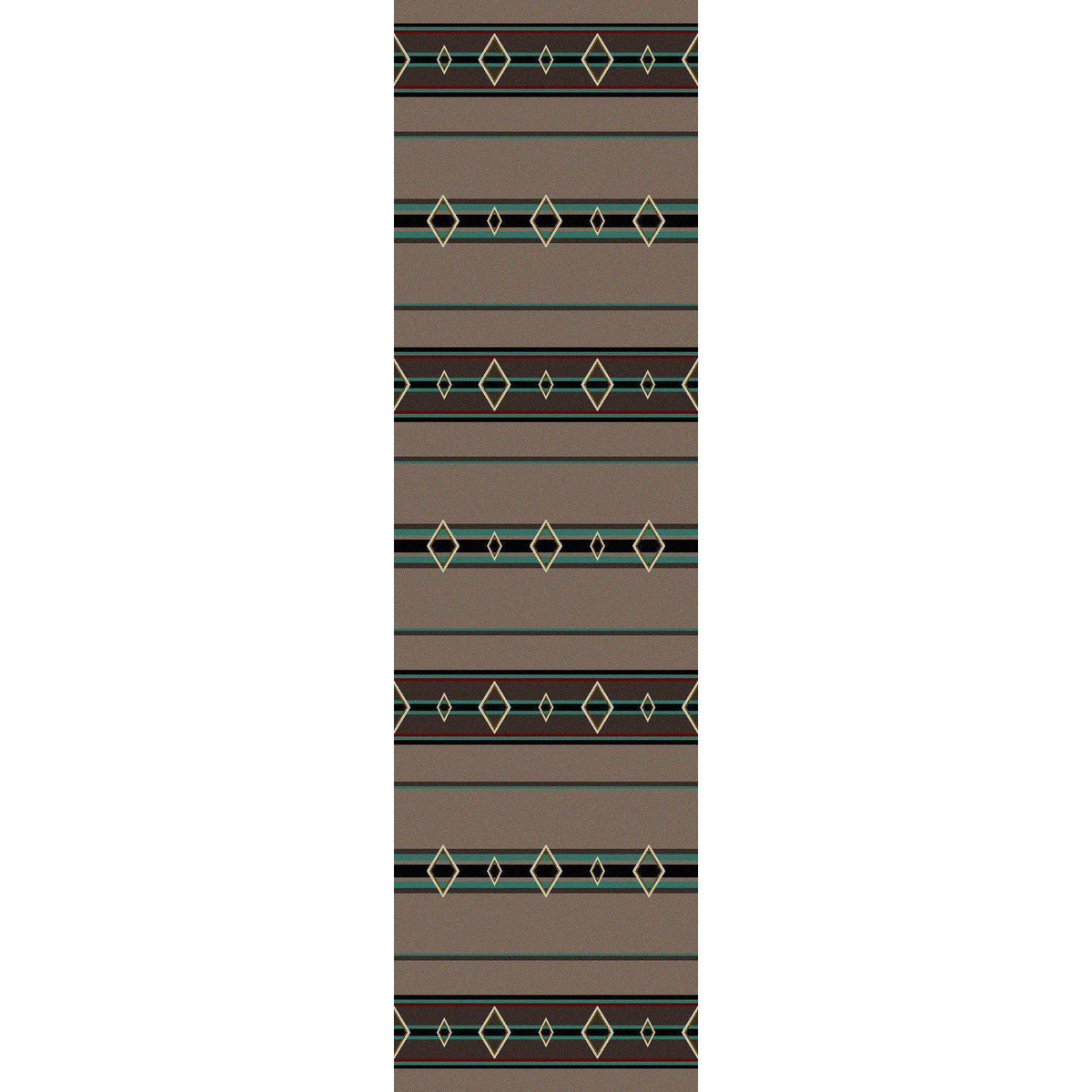 Desert Times Rug – Turquoise – alternate view