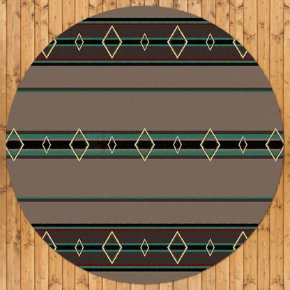Desert Times Rug – Turquoise – pattern detail