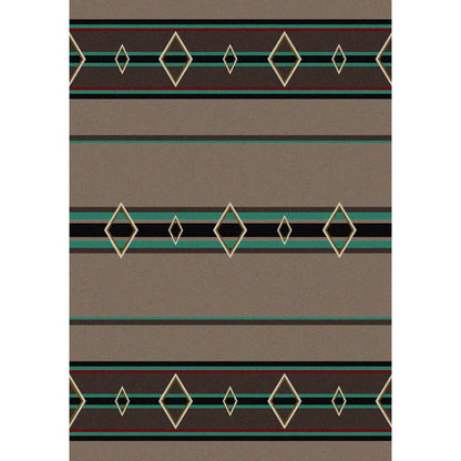 Desert Times Rug – Turquoise – lifestyle