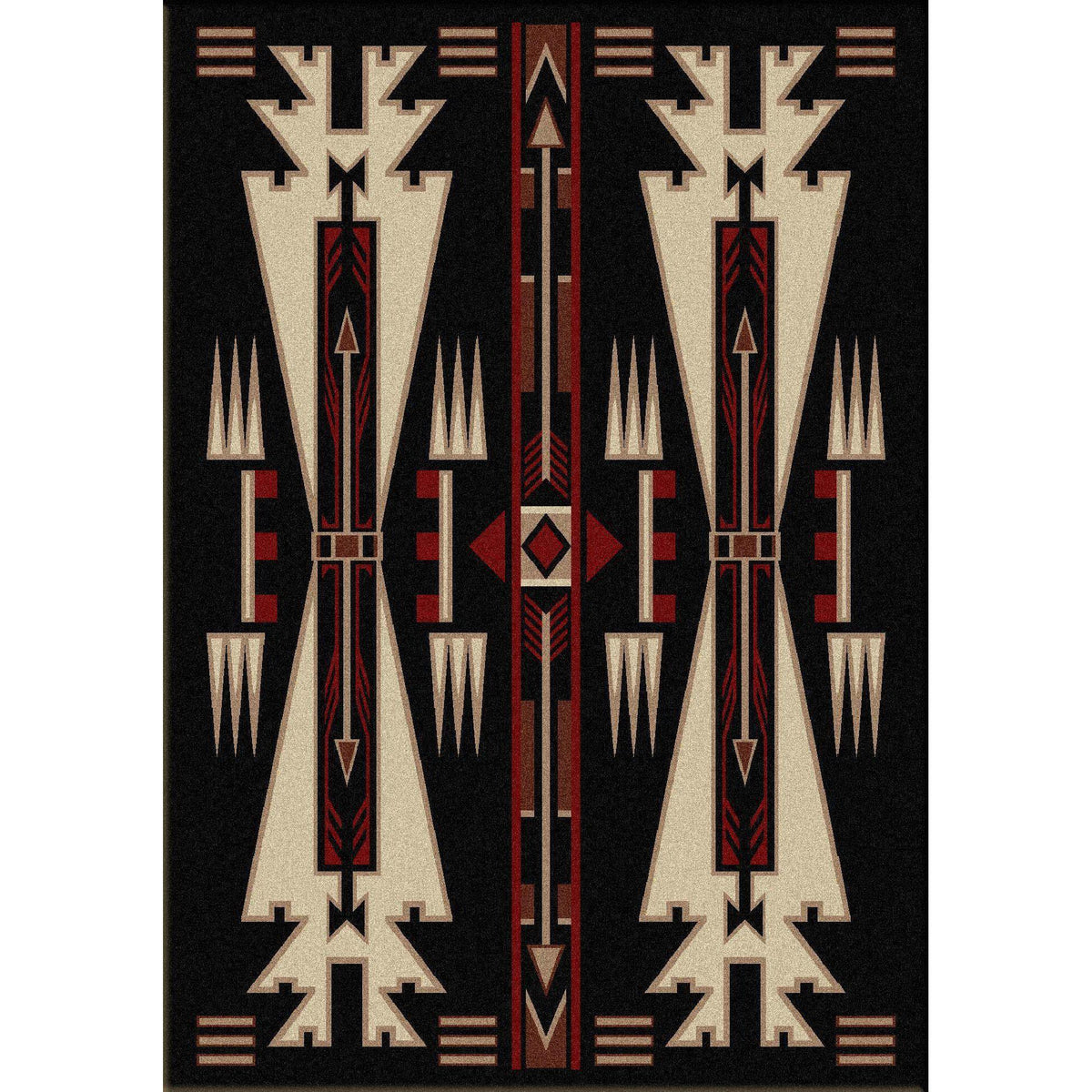 Desert Vandals Rug – Black – lifestyle