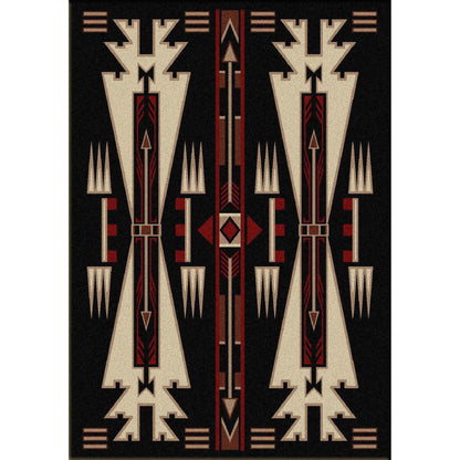 Desert Vandals Rug – Black – lifestyle