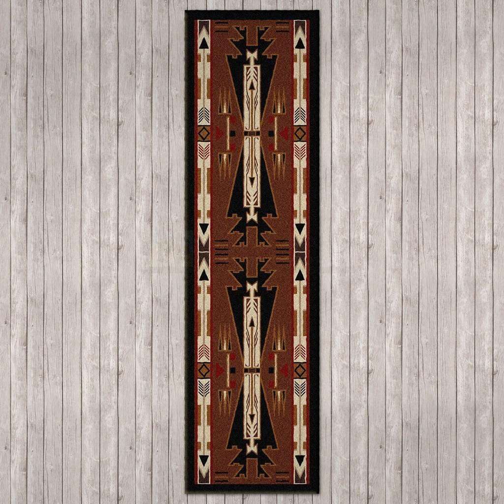Desert Vandals Rug – Brown – pattern detail