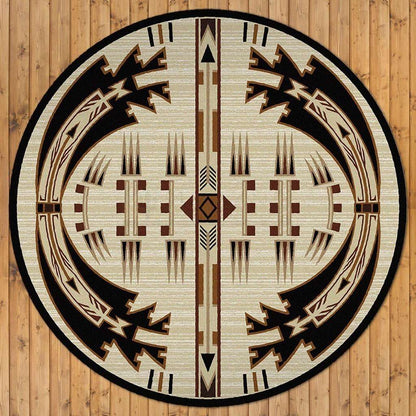 Desert Vandals Rug – Natural – pattern detail