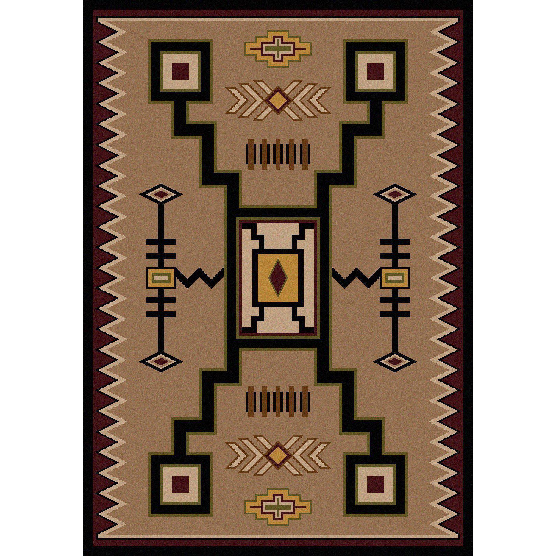 Desertstorm - Mid-CabinRugs Southwestern Rugs Wildlife Rugs Lodge Rugs Aztec RugsSouthwest Rugs