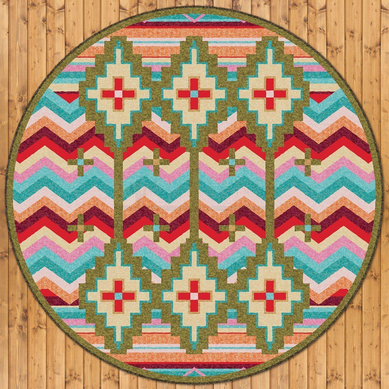 Desierto Rug – Bright – pattern detail