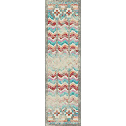 Desierto Rug – Distressed Bright – alternate view