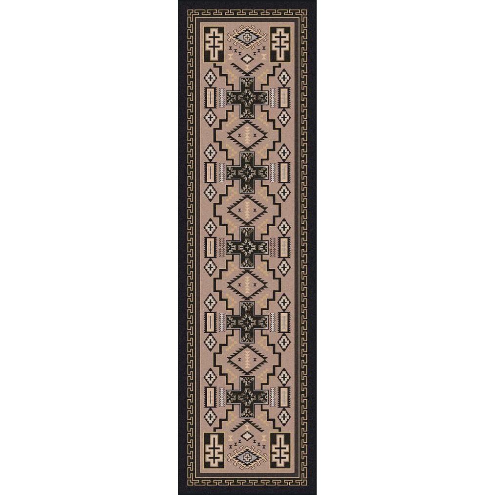 Double Cross Rug – Sandman – alternate view