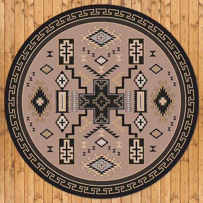 Double Cross Rug – Sandman – pattern detail