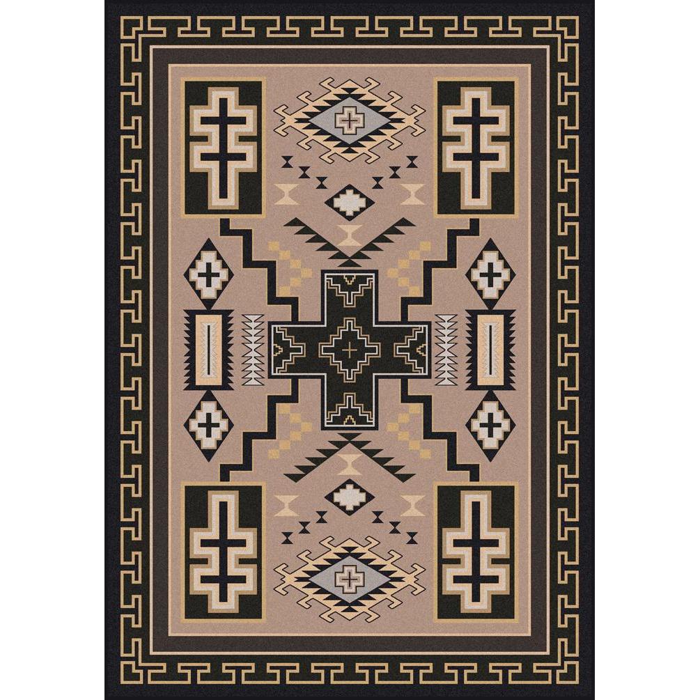 Double Cross Rug – Sandman – lifestyle