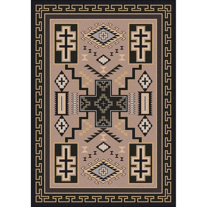 Double Cross Rug – Sandman – lifestyle