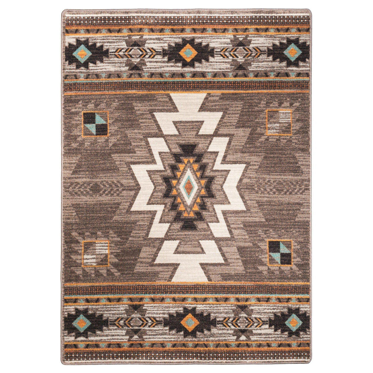 End Of The Barrel Rug – Worn Saddle – lifestyle