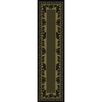 Familia Ursa Rug – Green – alternate view