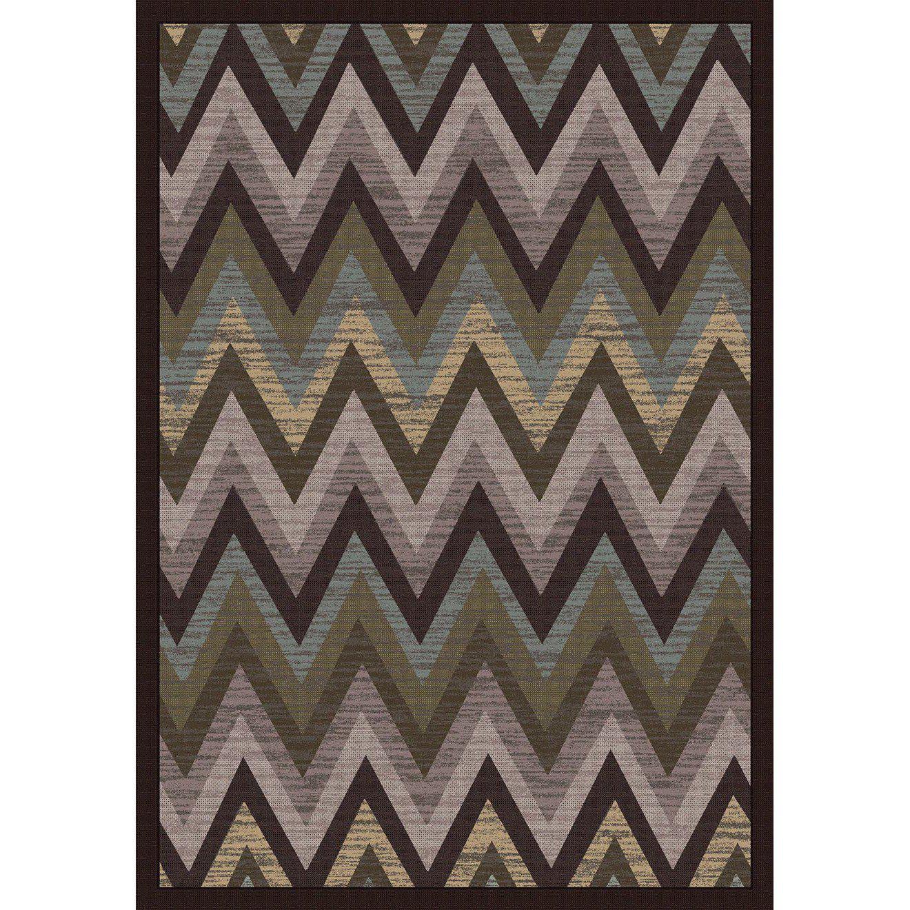 Flames From Above Rug – Cool Earth – pattern detail