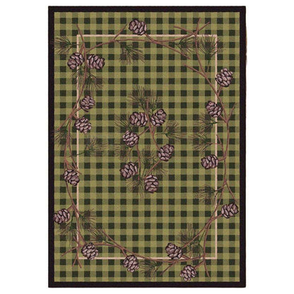 Forest Pines Rug – Green – lifestyle